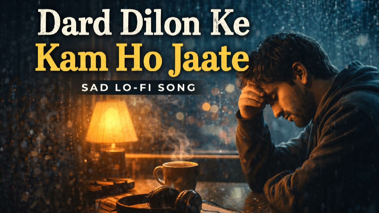 Dard Dilon Ke Kam Ho Jaate 💔 | Sad Lo-Fi Song 🌙 | Heart Touching Night Vibes | Hindi LoFi
