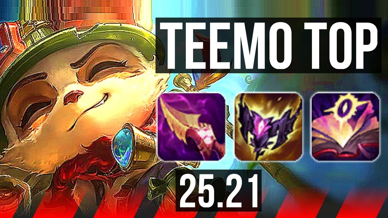 TEEMO vs YORICK (TOP) | Rank 1 Teemo, Quadra, 1100+ games | BR Challenger | 25.21