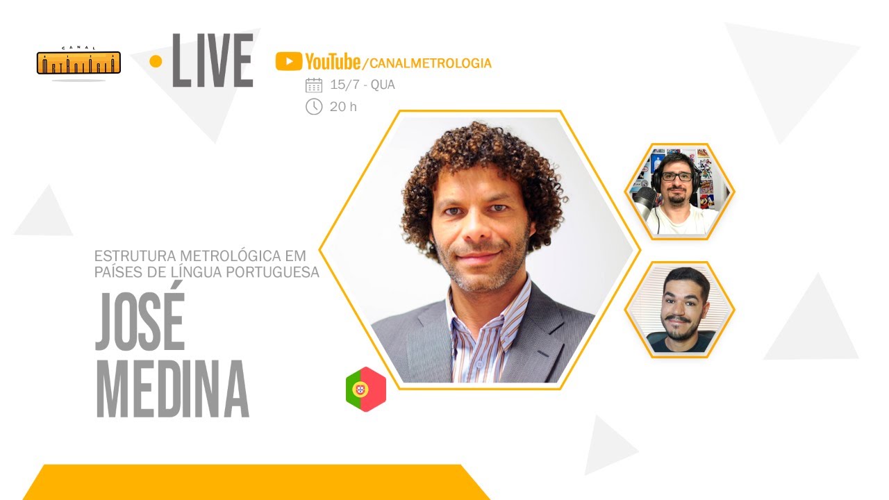 Estrutura metrológica em países de língua portuguesa | Live com José Medina