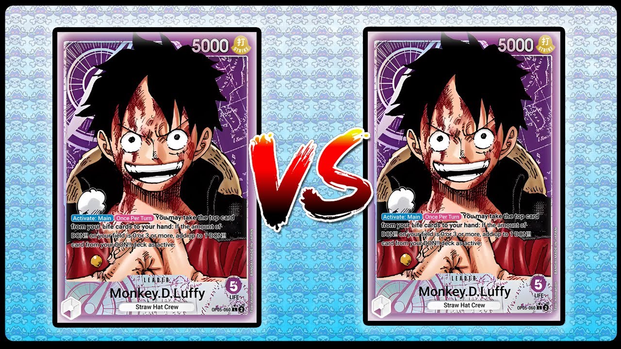 One Piece Card Game Store Locals Round 2 OP09 Purple Luffy vs Purple Luffy