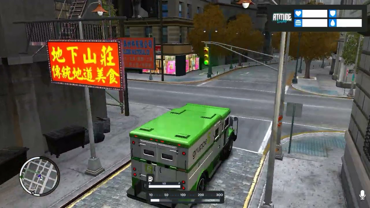 Trabalhando de Motorista de carro Forte - Servidor Atitude Roleplay, GTA 4 RP