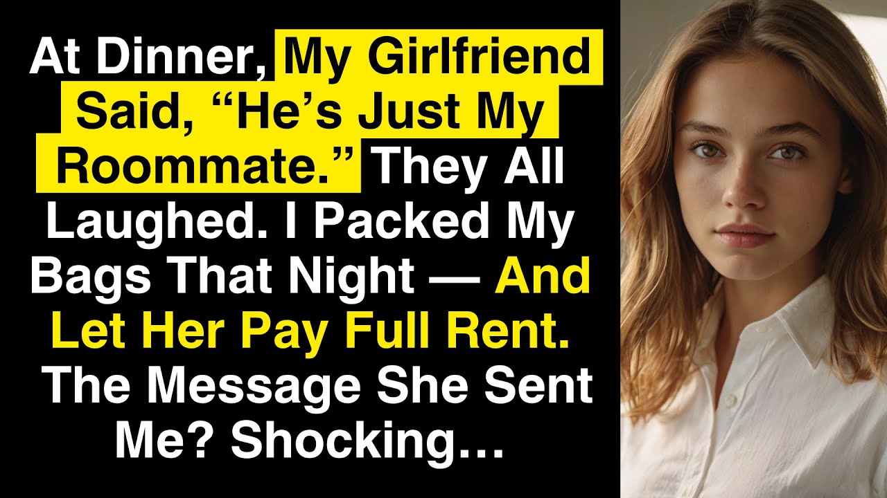 She Called Me ‘Just Her Roommate’ at Dinner — So I Moved Out That Night Without a Word