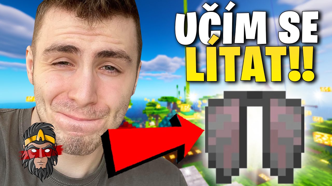 UČÍM SE LÍTAT S ELYTRAMA V MINECRAFTU!! | MAJNR #35
