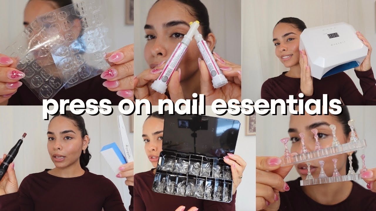 10 PRODUCTS YOU NEED TO MAKE PRESS ON NAILS  *how to make press on nails*