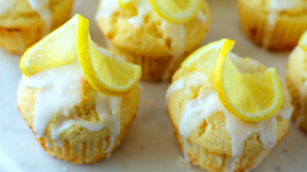 Лимонные маффины | Влажные и очень лимонные 🍋