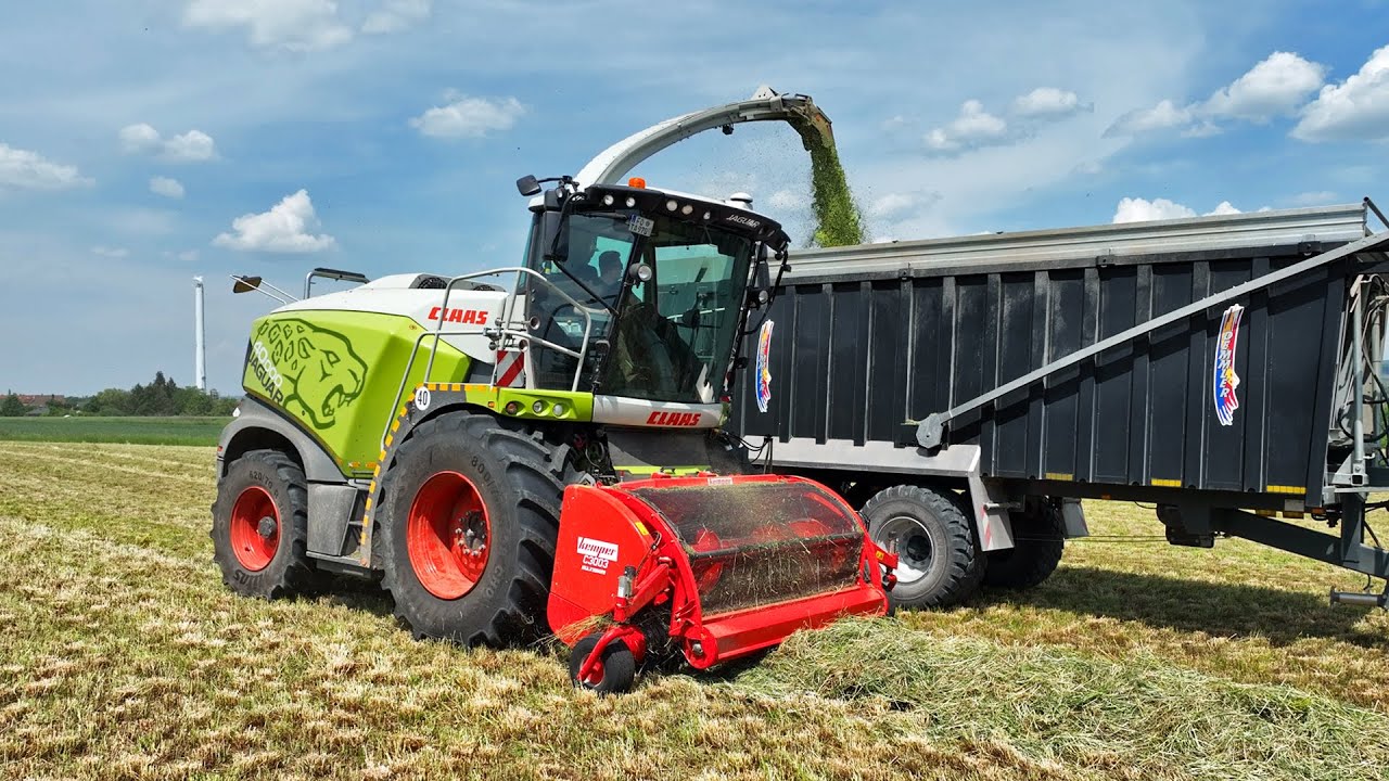 Grashäckseln 2023 mit CLAAS JAGUAR 40000