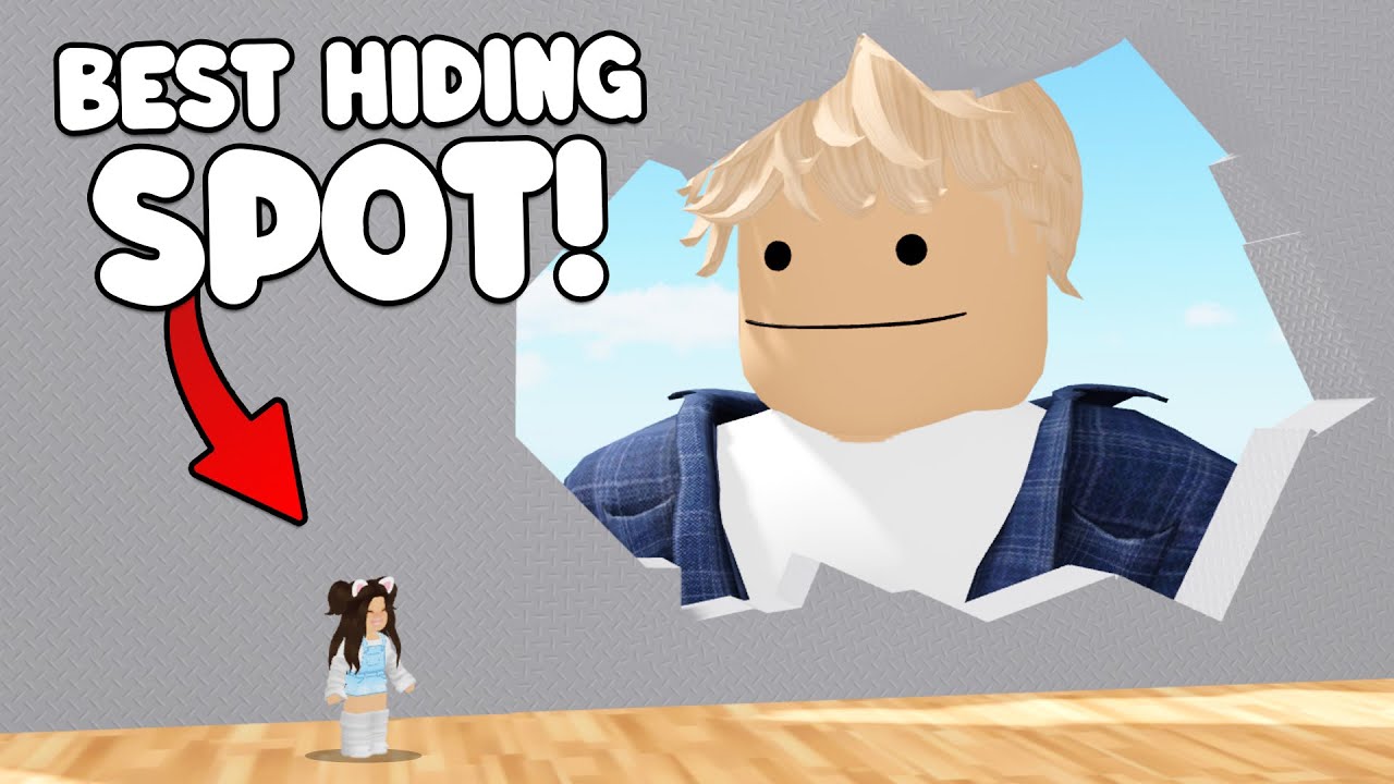 We Found PERFECT Hiding SPOTS In Roblox SHRINK HIDE AND SEEK! (/w Katherine)