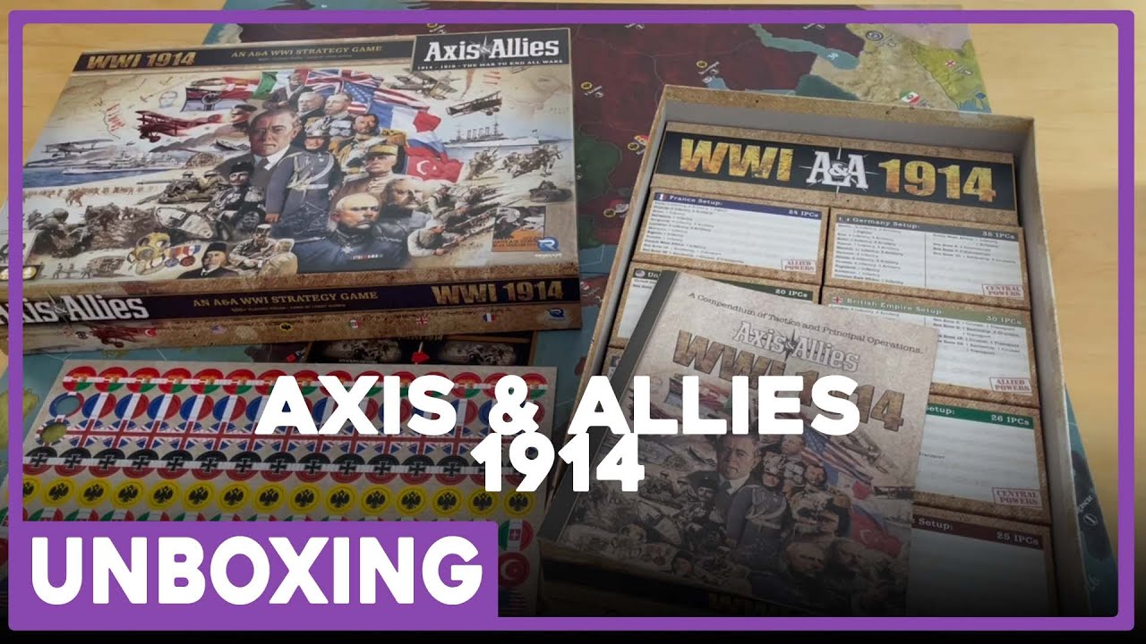 Unboxing | Axis & Allies 1914 | Renegade Limited | The Players' Aid