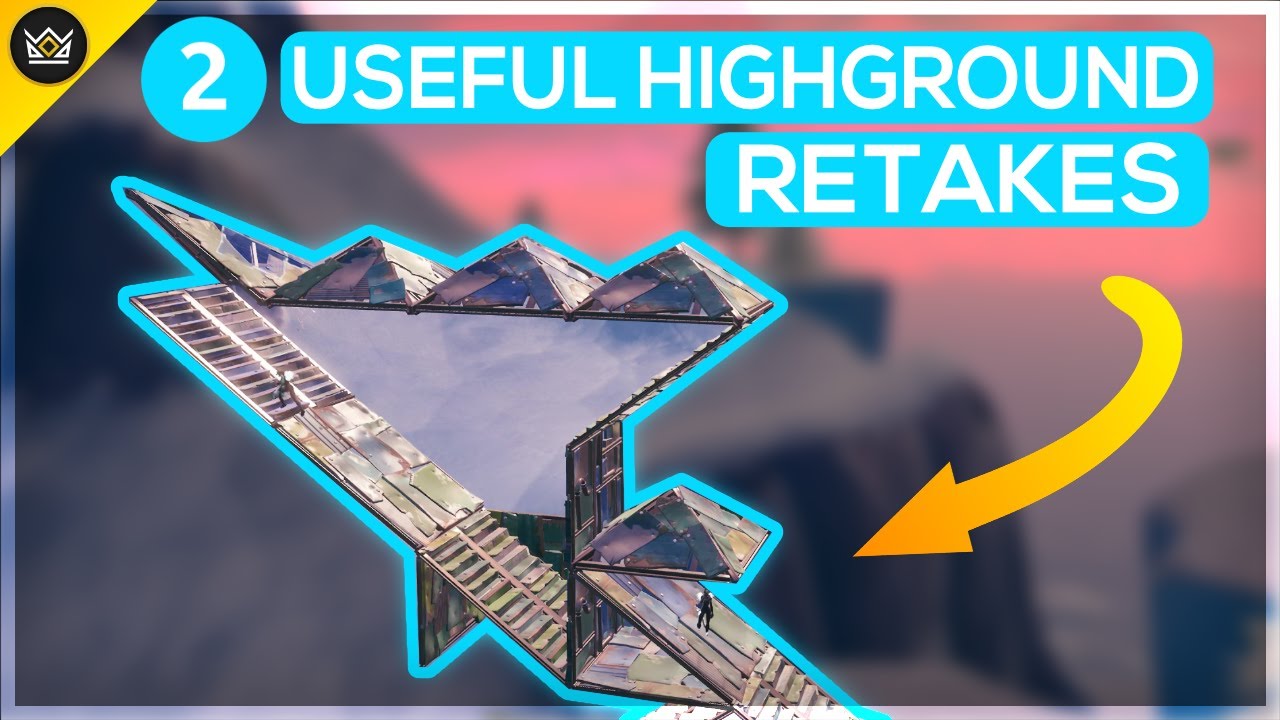 Two Useful High Ground Retakes (Creative Building Drills) Fortnite  Battle Royale