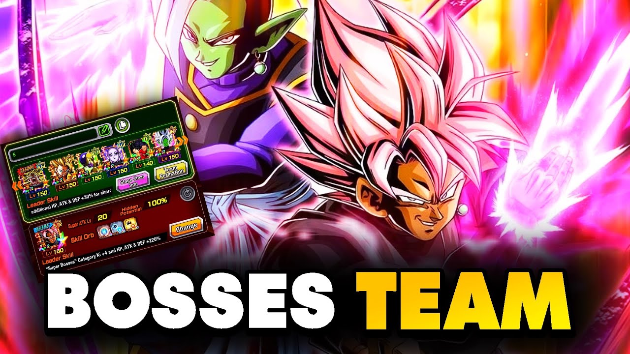 Super bosses team showcase (Dokkan battle)