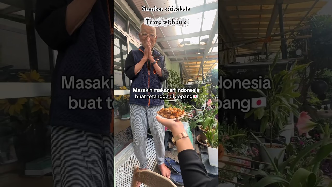 Reaksi orang jepang melihat keramahan orang indonesia. #shorts #viral #jepang #travelwithbule