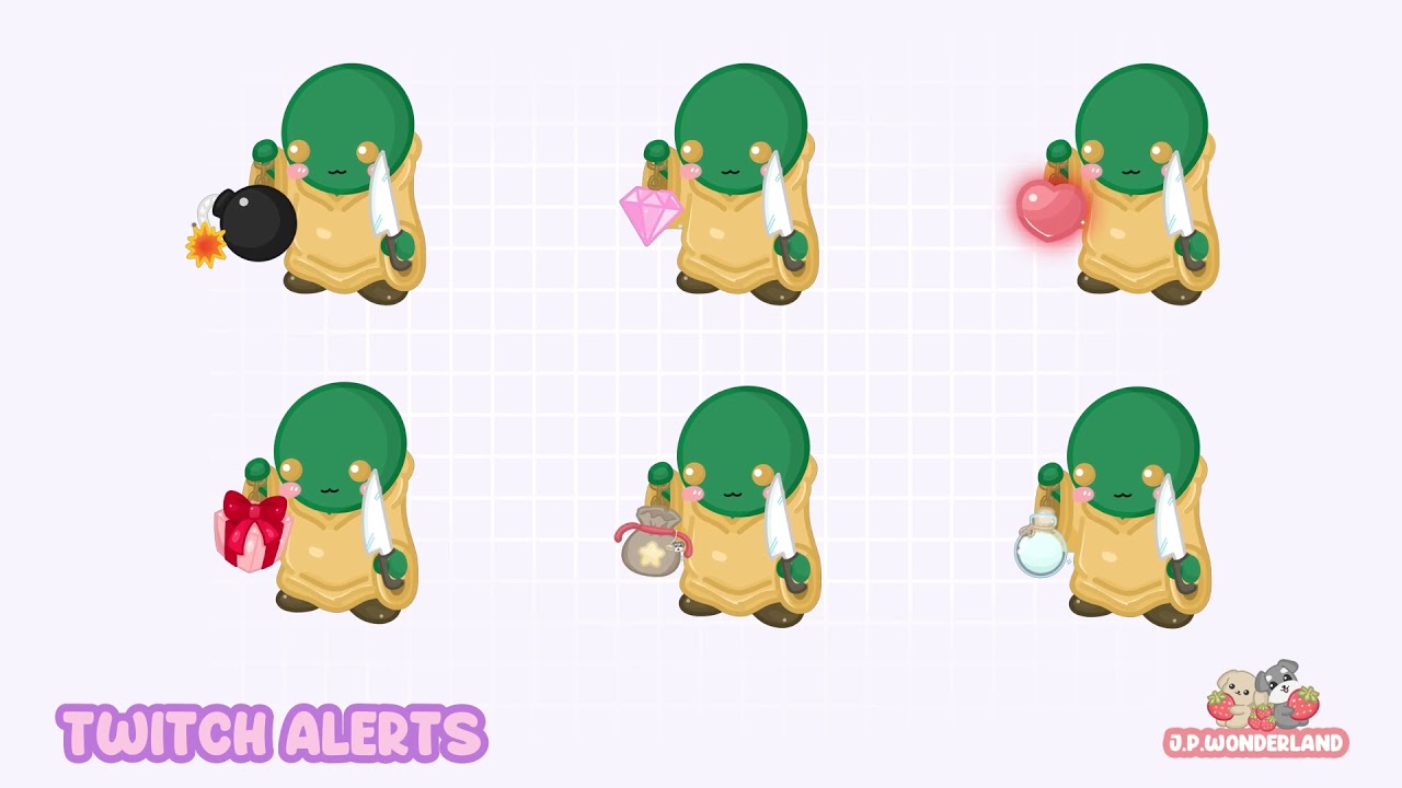 Animated Twitch Alerts - Final Fantasy VII Tonberry
