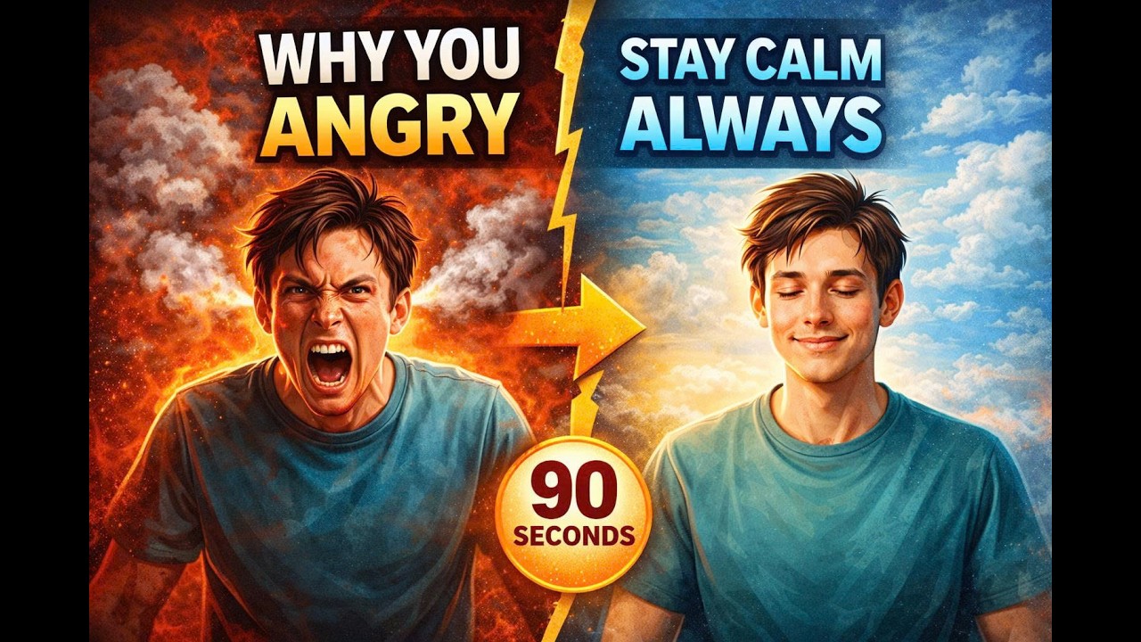 How To Never Get Angry Or Bothered By Anyone | Emotional Control & Inner Peace| Tiny Habit Lab