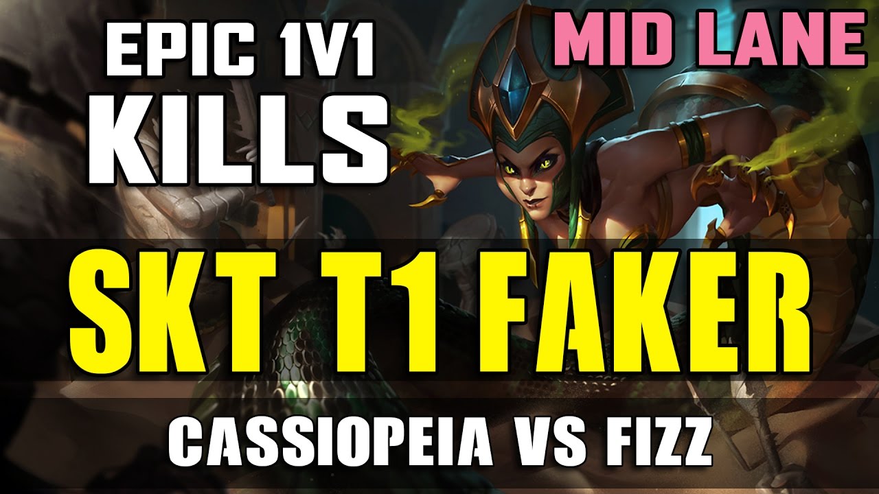 SKT T1 FAKER Cassiopeia vs Fizz Mid Lane KR S7 Ranked VoD #2