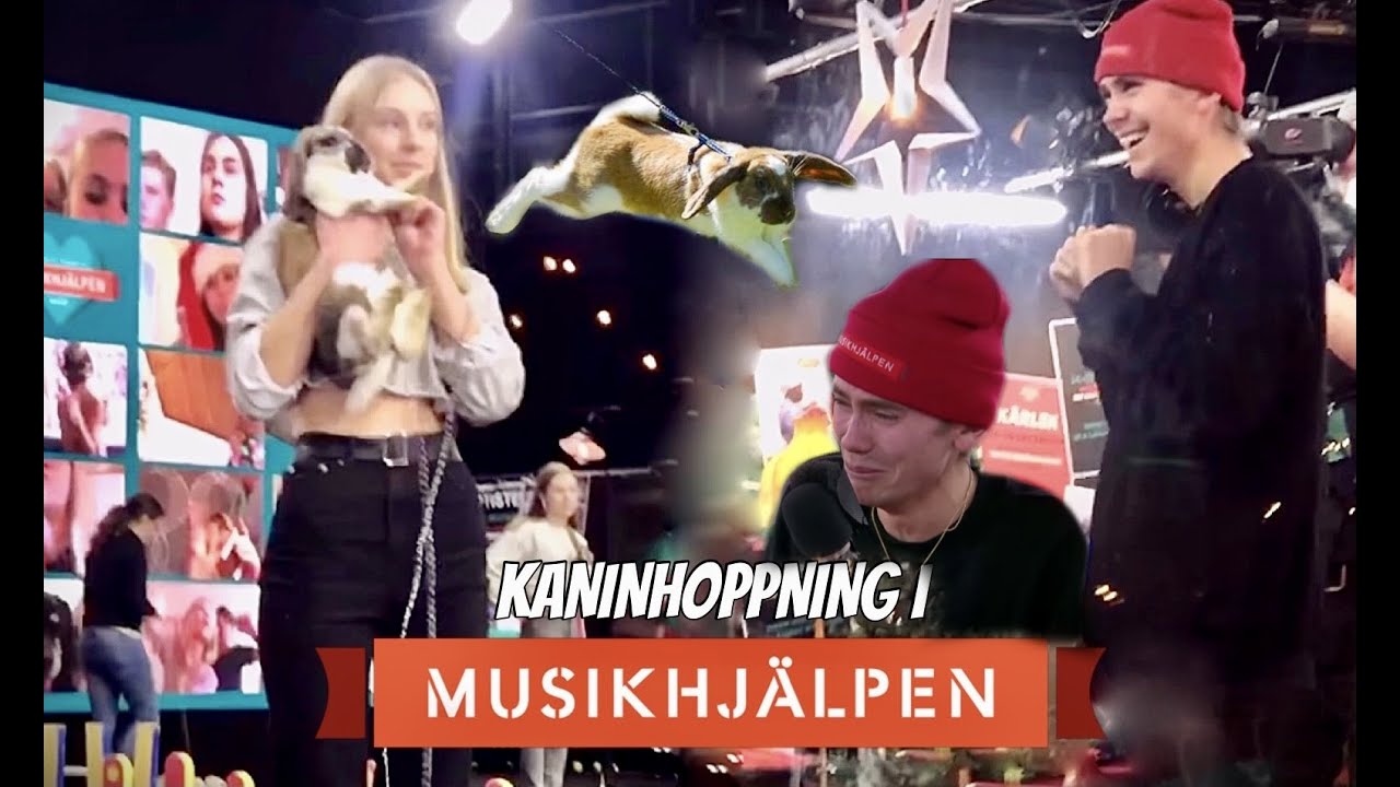Kaninhoppning i Musikhjälpen 2020