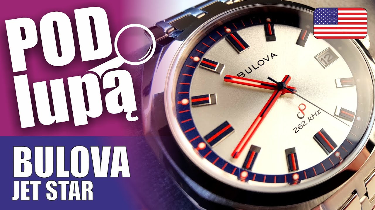 Bulova Jet Star - kwarc z płynącą sekundą odc. 0015 Pod Lupą