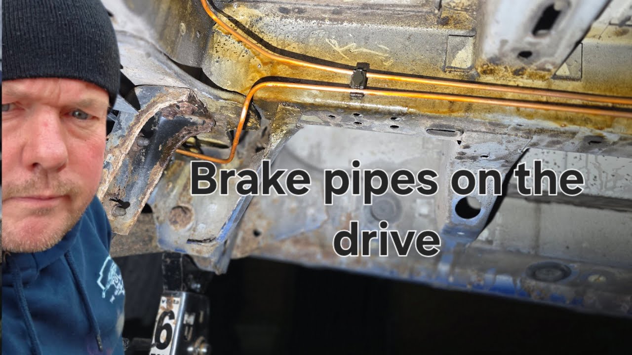 Volkswagon  T5 brake pipes and fuel tank removal 