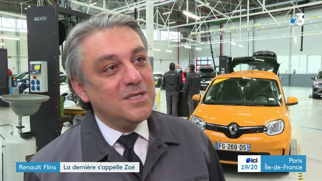 La dernière ZOE a été produite dans l'usine Renault de FLINS