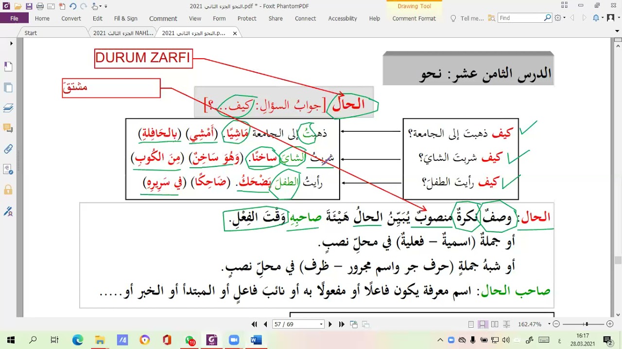 ARAPÇADA HAL ÖGESİ (الحال وصاحب الحال في اللغة العربة)