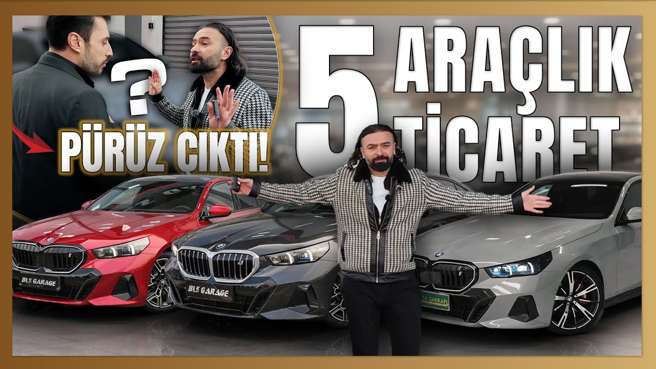5 ARAÇLIK DEV SATIN ALMA - BMW i5 FİLOSU - BMW 4.20 TİCARETİNDE PÜRÜZ!!