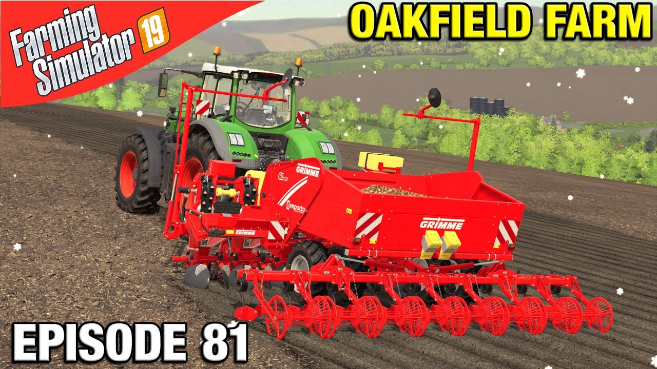 GETTING THE POTATOES IN Farming Simulator 19 Timelapse - Oakfield Farm Seasons FS19 Episode 81