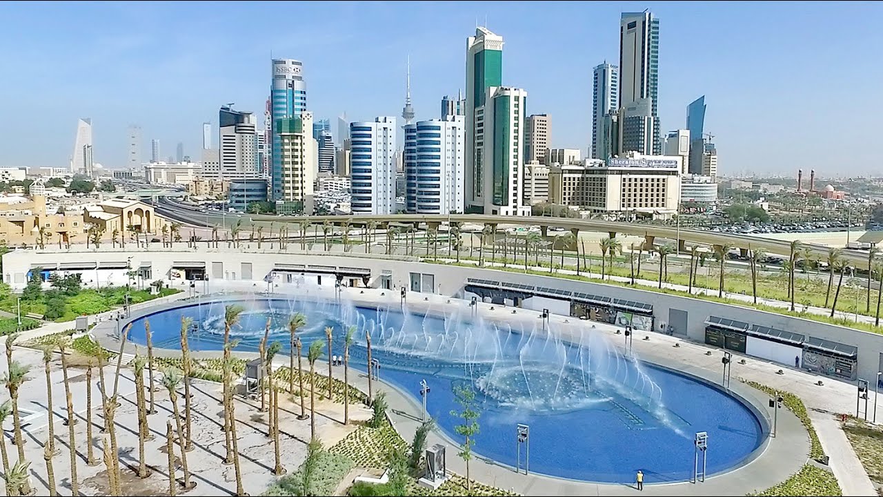 Dancing Fountains Kuwait Cultural Centre 8K video Quality
