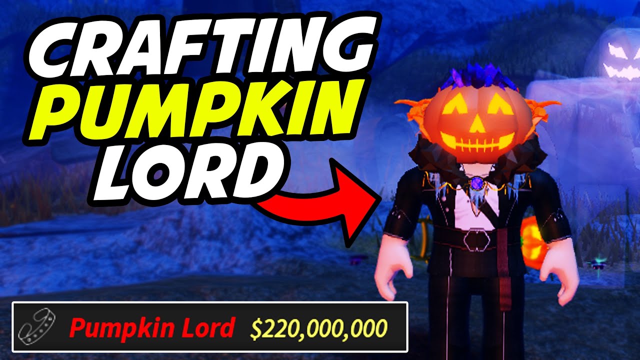 Crafting PUMPKIN LORD in Prospecting! (Roblox)