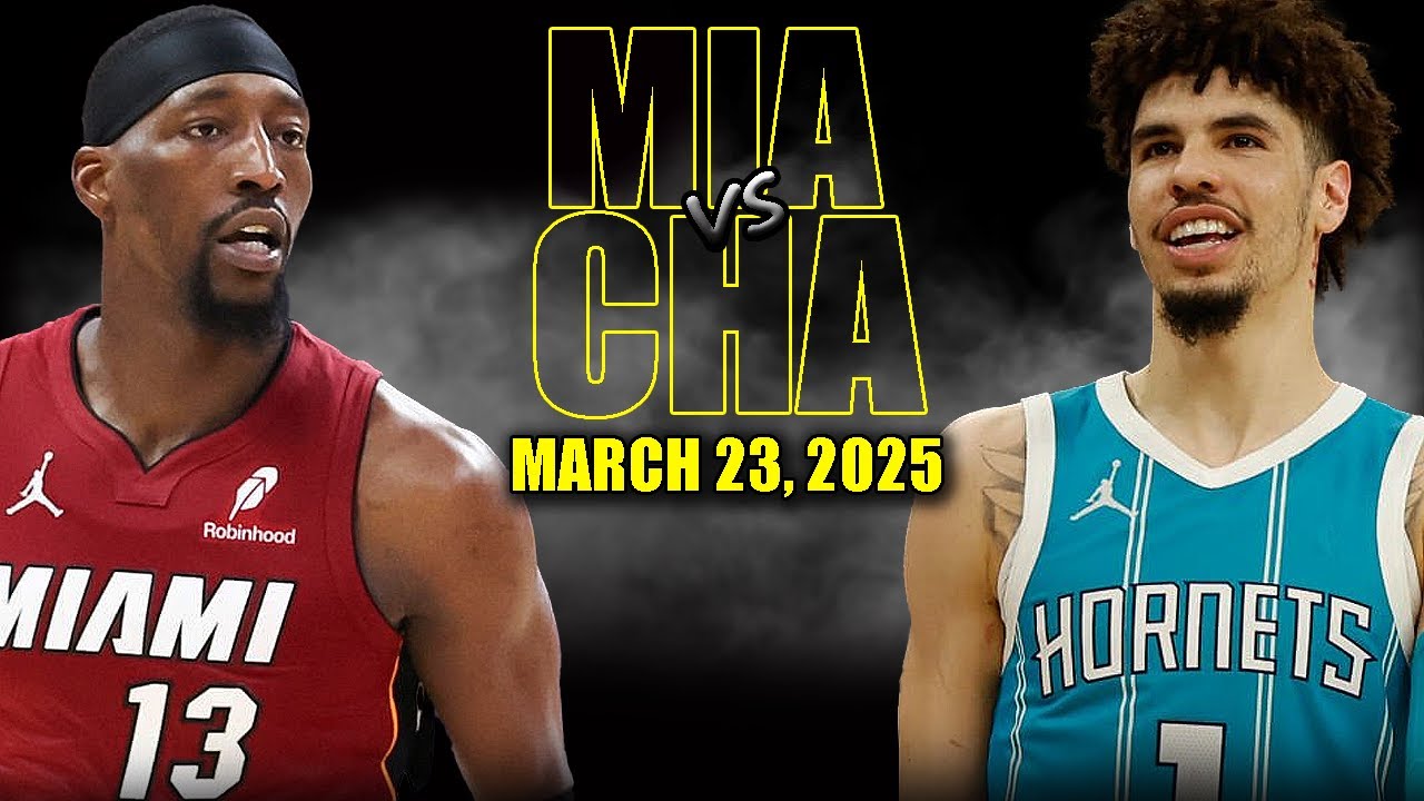 Miami Heat vs Charlotte Hornets Full Game Highlights - March 23, 2025 | NBA Regular Season