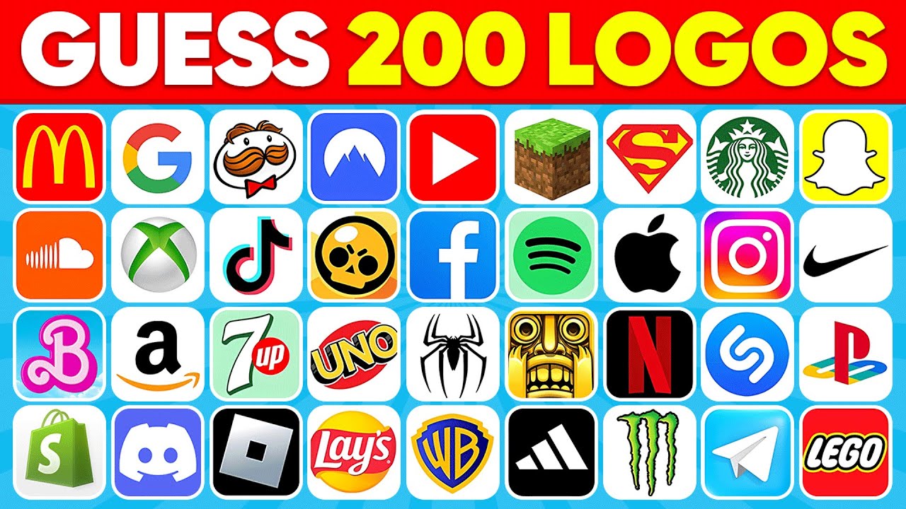 Guess the Logo in 2 Seconds Quiz | 200 Famous Logos 🥇🔥🍏 | Logo Quiz 2025