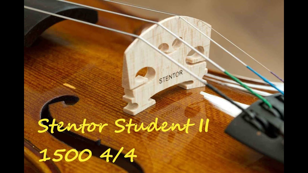 Film #1  Opinia o skrzypcach Stentor Student II 1500. Reviewing Stentor 1500 violin.