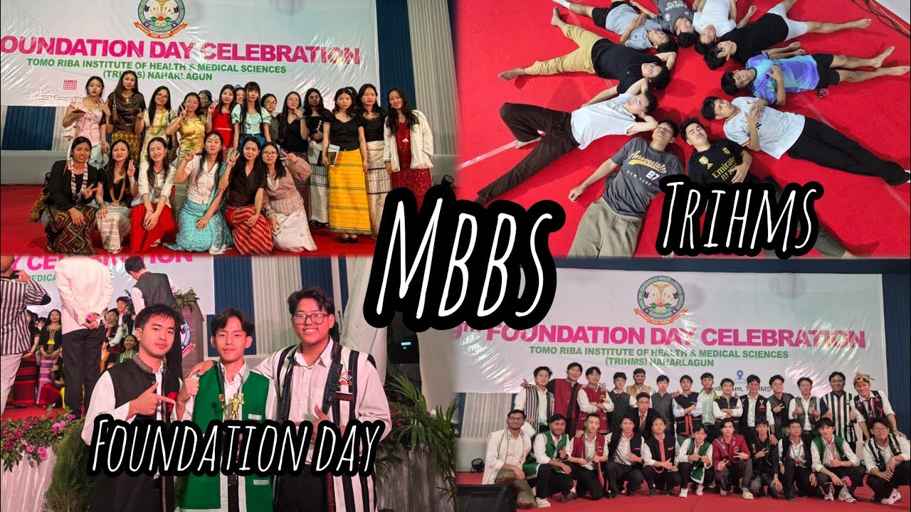 Foundation Day Celebration🎊 In Medical🩺👨‍⚕️ College||MBBS Diaries 🩺✨️||TRIHMS||Arunachal Pradesh 🌄