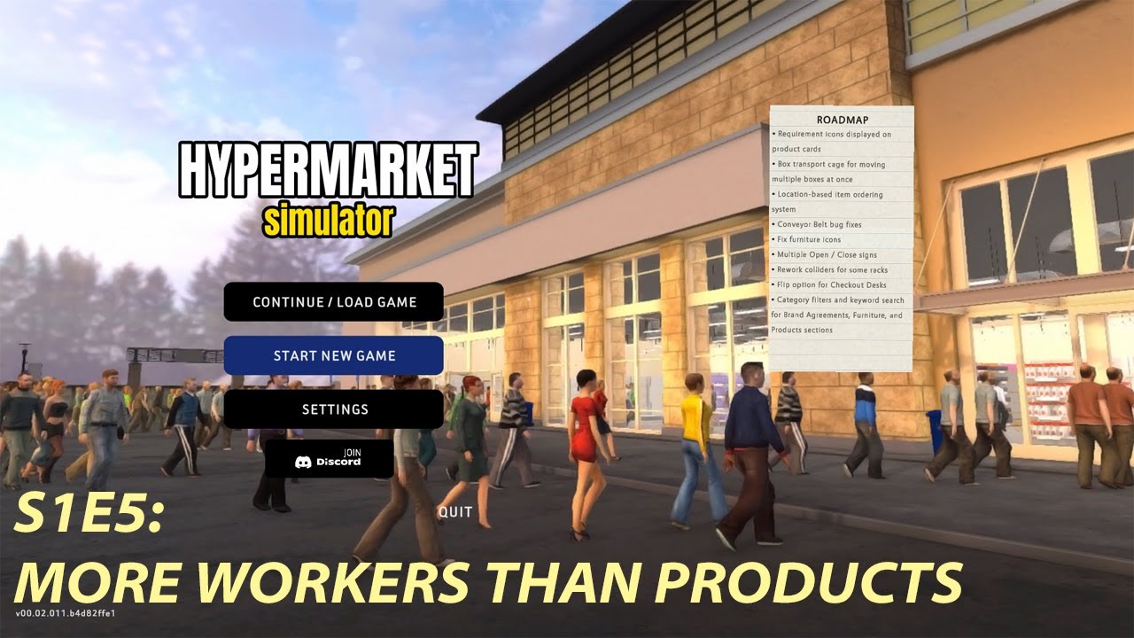 Hypermarket Simulator - S1E5:MORE WORKERS THAN PRODUCTS