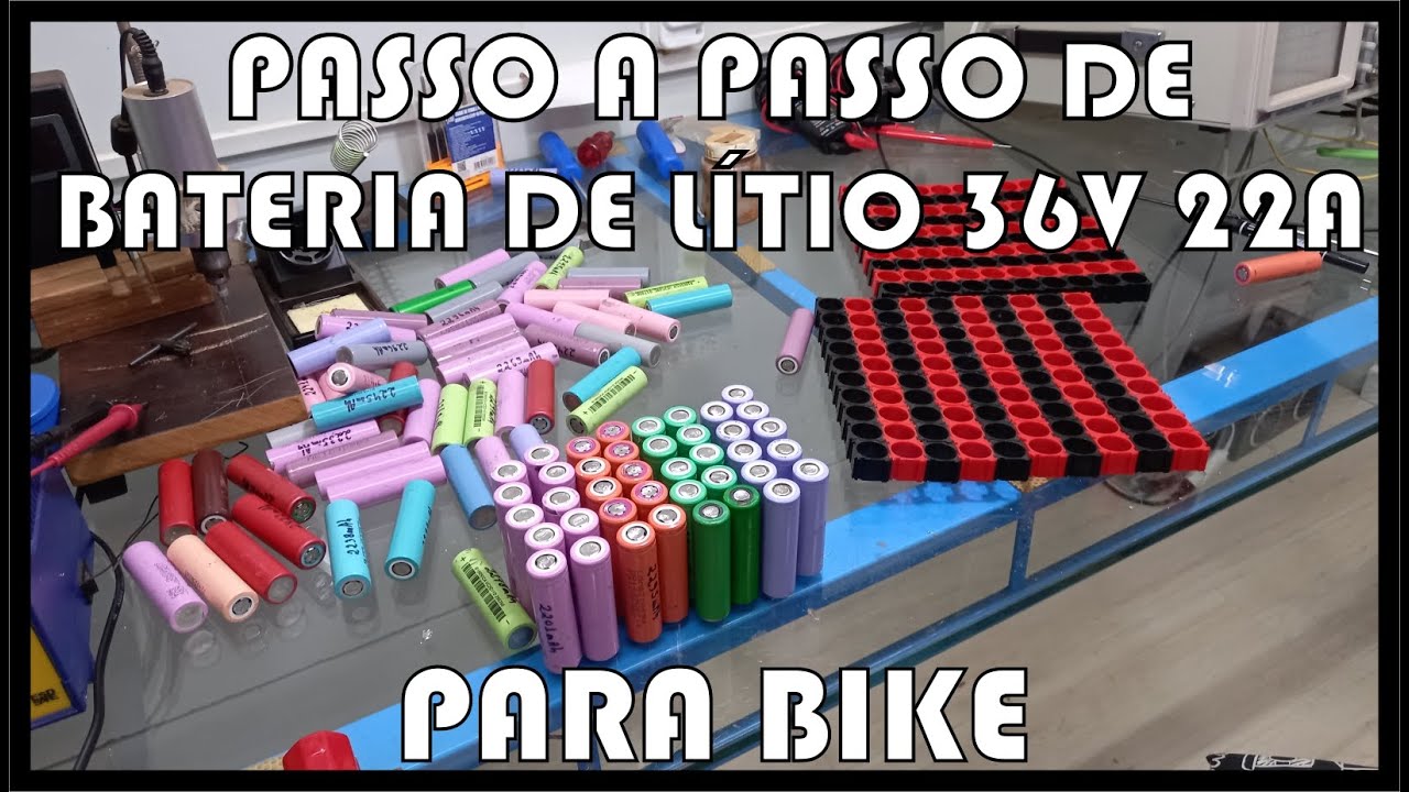 NOVA BATERIA DE LITIO 20A 36V PARA BIKE