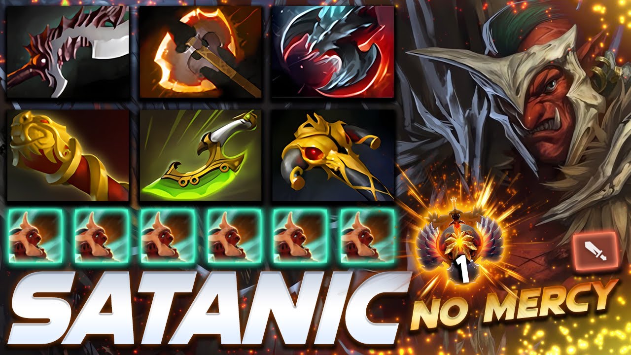 Satanic Troll Warlord NO MERCY - Dota 2 Pro Gameplay [Watch & Learn]