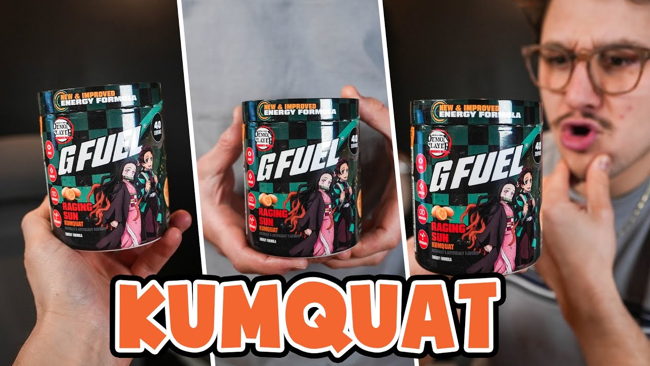 GFUEL Demon Slayer Kumquat Taste Test