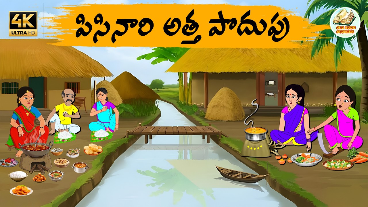 Telugu stories - పిసినారి అత్త పొదుపు - Telug moral stories - Moral stories in telugu - OBS