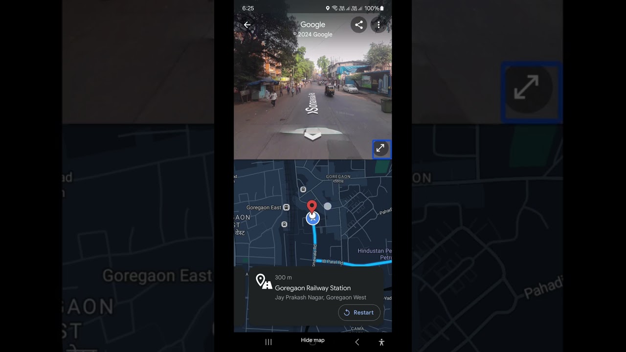 Google maps route preview feature explain for blind explore this maps setting before navigation