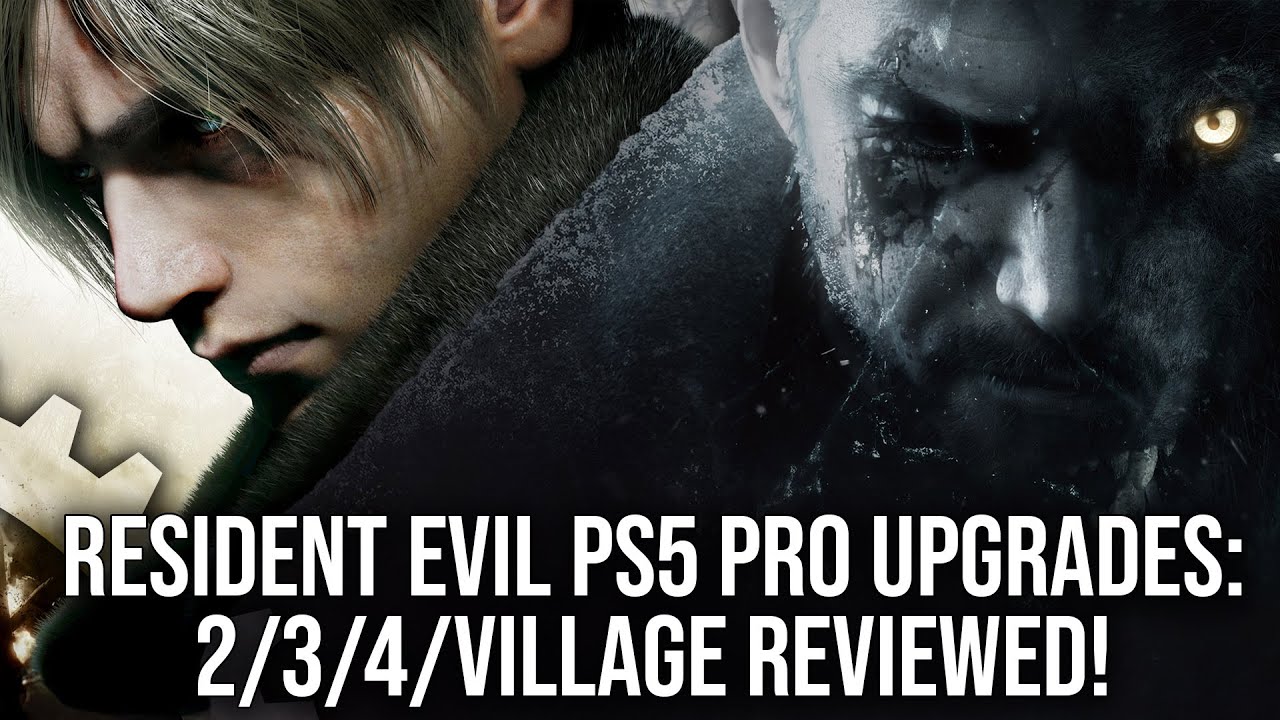 Resident Evil on PS5 Pro - Resi 2/3/4/7/Village - Big RT and 60Hz/120Hz Upgrades!
