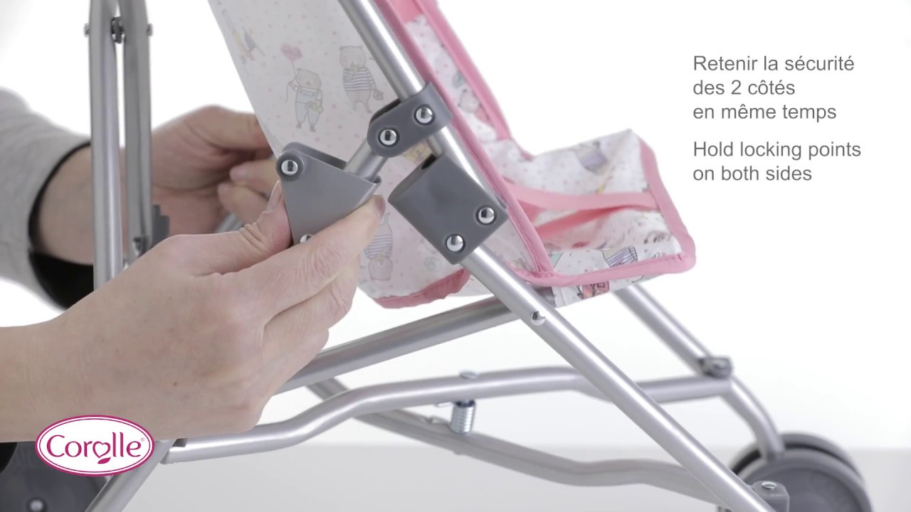 Poussette canne Mon Classique pour poupons de 36 à 42 cm