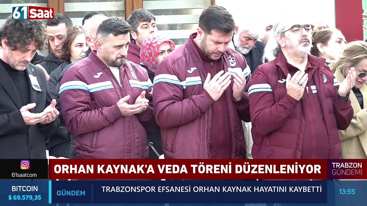 Trabzonspor efsanesi Orhan Kaynak'a veda töreni düzenleniyor