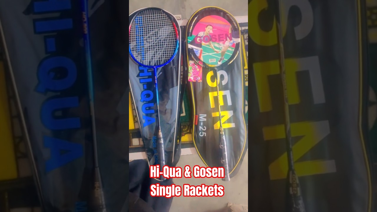 Hi-Qua & Gosen Single Rackets 
