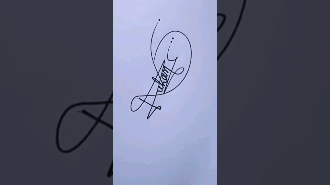 (Rukan- রুকন) Name Signature❤️ #shorts #ytshorts #signature #short