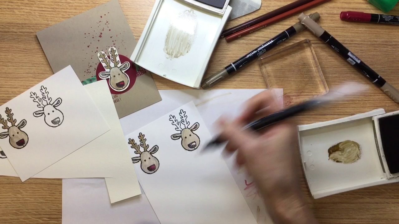 Colorier avec les encres Stampin'Up!