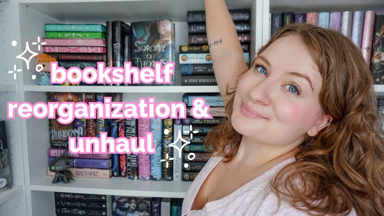 making my shelves pretty, getting rid of some books, and bookish chit chatting ✨