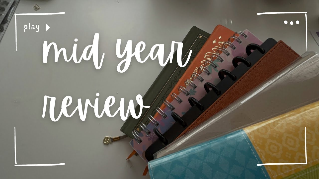 2025 Mid-Year Journal + Planner Check-in | a little change, but mostly consistent