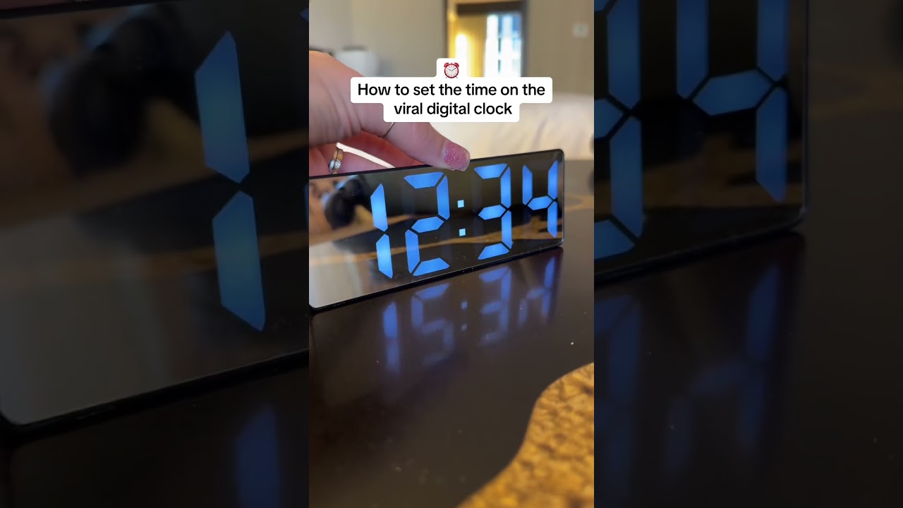 How to Set Time on Your Digital Clock #clock #digitalclock #ledclock