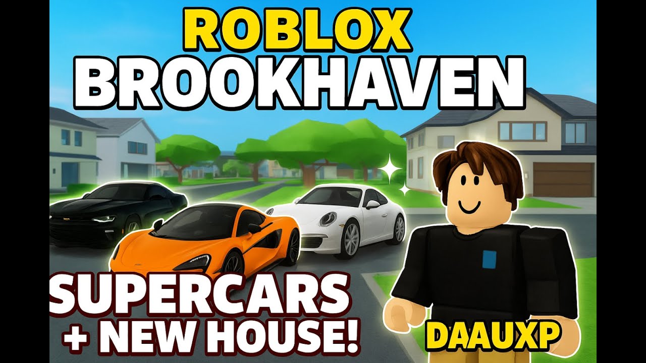 Roblox Brookhaven 🏙️ Unlocking Supercars & New House! 🚗💨 | Exploring City Life in Brookhaven