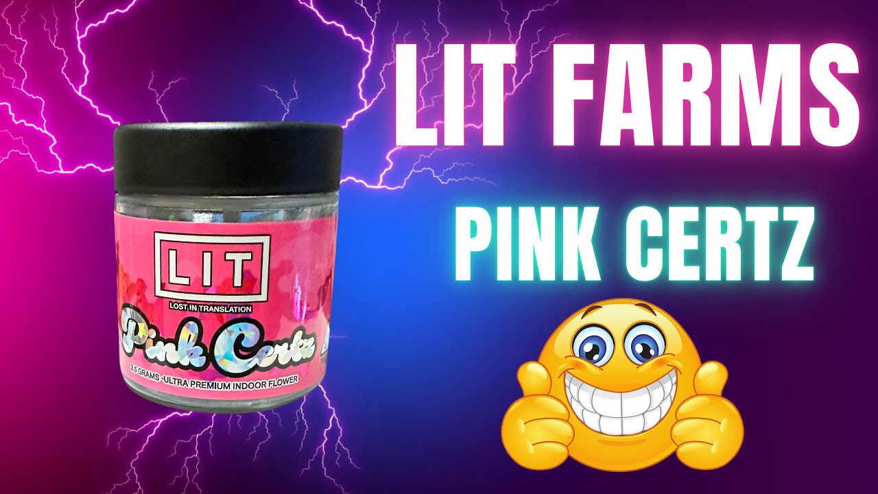 LIT FARMS THCA Review: Pink Certz (🌸😶&zwj;🌫️😮&zwj;💨) Link In Description!