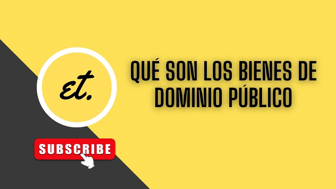 Qué son los BIENES de DOMINIO PÚBLICO |deadet #derechoadministrativo #oposiciones