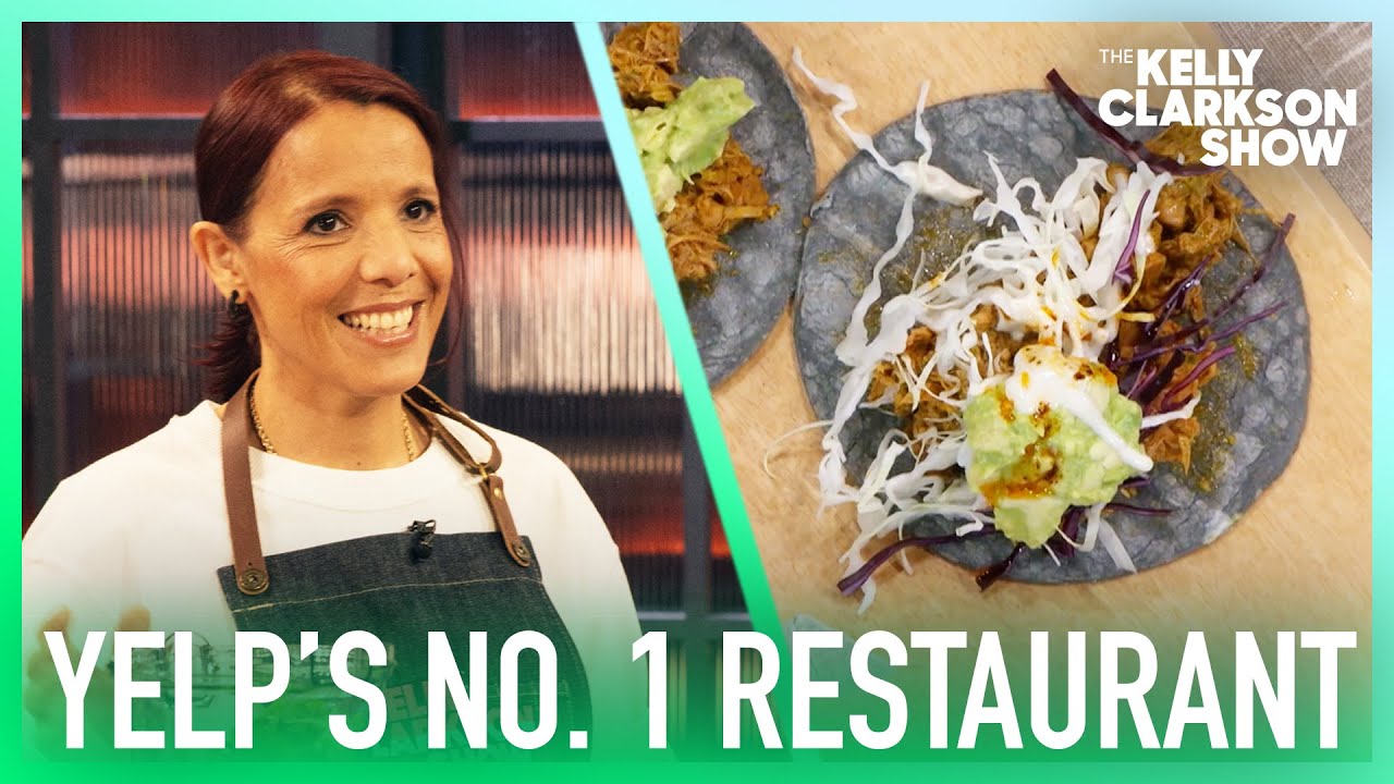 Kelly Clarkson Cooks Jackfruit Carnitas Tacos From Yelp's No. 1 Restaurant